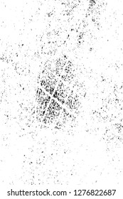 Vector grunge overlay texture. Black and white background. Abstract monochrome image includes a faded effect in dark tones