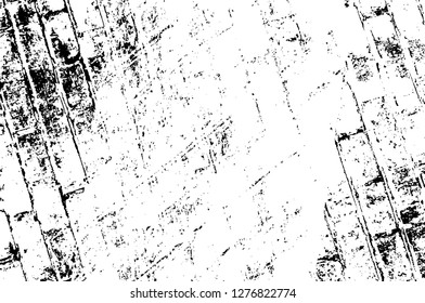 Vector grunge overlay texture. Black and white background. Abstract monochrome image includes a faded effect in dark tones