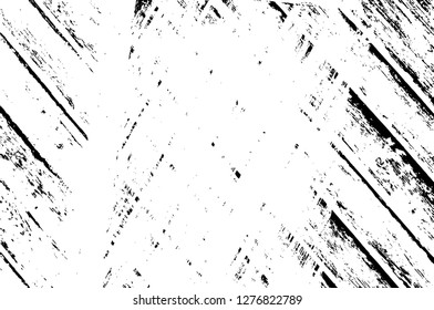 Vector grunge overlay texture. Black and white background. Abstract monochrome image includes a faded effect in dark tones