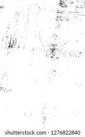 Vector grunge overlay texture. Black and white background. Abstract monochrome image includes a faded effect in dark tones