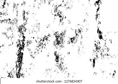Vector grunge overlay texture. Black and white background. Abstract monochrome image includes a faded effect in dark tones