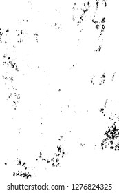Vector grunge overlay texture. Black and white background. Abstract monochrome image includes a faded effect in dark tones