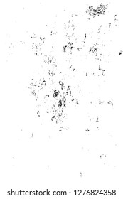 Vector grunge overlay texture. Black and white background. Abstract monochrome image includes a faded effect in dark tones
