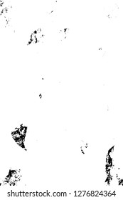 Vector grunge overlay texture. Black and white background. Abstract monochrome image includes a faded effect in dark tones