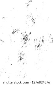 Vector grunge overlay texture. Black and white background. Abstract monochrome image includes a faded effect in dark tones