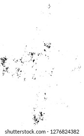 Vector grunge overlay texture. Black and white background. Abstract monochrome image includes a faded effect in dark tones