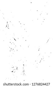 Vector grunge overlay texture. Black and white background. Abstract monochrome image includes a faded effect in dark tones