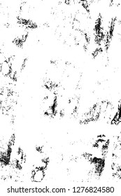 Vector grunge overlay texture. Black and white background. Abstract monochrome image includes a faded effect in dark tones