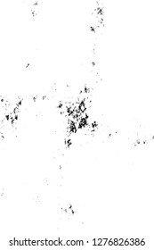 Vector grunge overlay texture. Black and white background. Abstract monochrome image includes a faded effect in dark tones