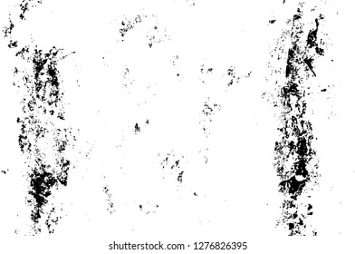 Vector grunge overlay texture. Black and white background. Abstract monochrome image includes a faded effect in dark tones