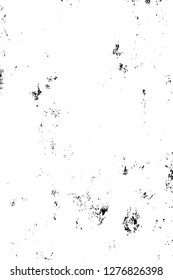 Vector grunge overlay texture. Black and white background. Abstract monochrome image includes a faded effect in dark tones