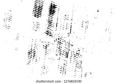 Vector grunge overlay texture. Black and white background. Abstract monochrome image includes a faded effect in dark tones