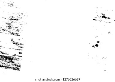 Vector grunge overlay texture. Black and white background. Abstract monochrome image includes a faded effect in dark tones