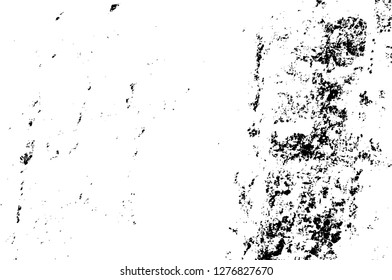 Vector grunge overlay texture. Black and white background. Abstract monochrome image includes a faded effect in dark tones