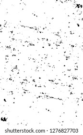 Vector grunge overlay texture. Black and white background. Abstract monochrome image includes a faded effect in dark tones