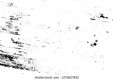 Vector grunge overlay texture. Black and white background. Abstract monochrome image includes a faded effect in dark tones