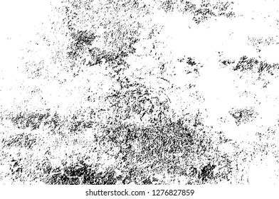 Vector grunge overlay texture. Black and white background. Abstract monochrome image includes a faded effect in dark tones