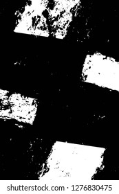 Vector grunge overlay texture. Black and white background. Abstract monochrome image includes a faded effect in dark tones