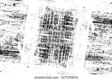 Vector grunge overlay texture. Black and white background. Abstract monochrome image includes a faded effect in dark tones
