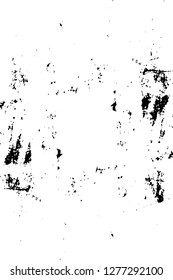 Vector grunge overlay texture. Black and white background. Abstract monochrome image includes a faded effect in dark tones