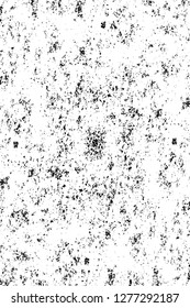 Vector grunge overlay texture. Black and white background. Abstract monochrome image includes a faded effect in dark tones