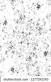 Vector grunge overlay texture. Black and white background. Abstract monochrome image includes a faded effect in dark tones