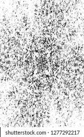 Vector grunge overlay texture. Black and white background. Abstract monochrome image includes a faded effect in dark tones