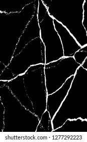 Vector grunge overlay texture. Black and white background. Abstract monochrome image includes a faded effect in dark tones