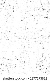 Vector grunge overlay texture. Black and white background. Abstract monochrome image includes a faded effect in dark tones
