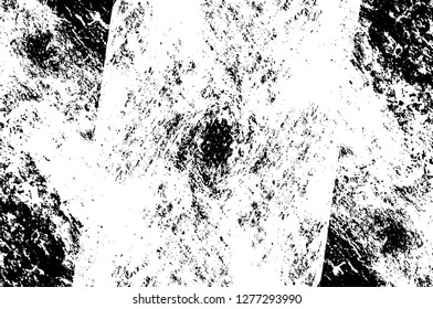 Vector grunge overlay texture. Black and white background. Abstract monochrome image includes a faded effect in dark tones