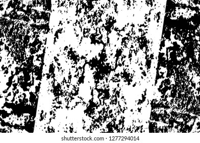 Vector grunge overlay texture. Black and white background. Abstract monochrome image includes a faded effect in dark tones