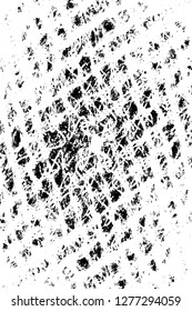 Vector grunge overlay texture. Black and white background. Abstract monochrome image includes a faded effect in dark tones