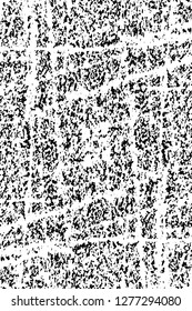 Vector grunge overlay texture. Black and white background. Abstract monochrome image includes a faded effect in dark tones