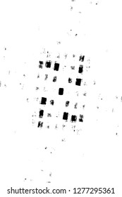 Vector grunge overlay texture. Black and white background. Abstract monochrome image includes a faded effect in dark tones