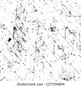 Vector grunge overlay texture. Black and white background. Abstract monochrome image includes a faded effect in dark tones