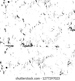 Vector grunge overlay texture. Black and white background. Abstract monochrome image includes a faded effect in dark tones