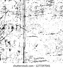 Vector grunge overlay texture. Black and white background. Abstract monochrome image includes a faded effect in dark tones