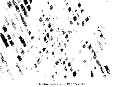 Vector grunge overlay texture. Black and white background. Abstract monochrome image includes a faded effect in dark tones