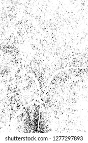 Vector grunge overlay texture. Black and white background. Abstract monochrome image includes a faded effect in dark tones