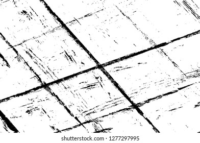 Vector grunge overlay texture. Black and white background. Abstract monochrome image includes a faded effect in dark tones