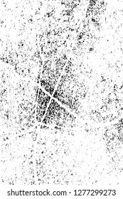 Vector grunge overlay texture. Black and white background. Abstract monochrome image includes a faded effect in dark tones