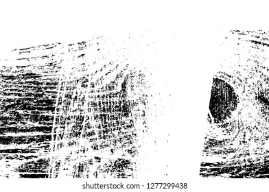 Vector grunge overlay texture. Black and white background. Abstract monochrome image includes a faded effect in dark tones