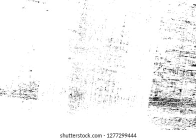 Vector grunge overlay texture. Black and white background. Abstract monochrome image includes a faded effect in dark tones