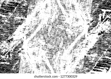 Vector grunge overlay texture. Black and white background. Abstract monochrome image includes a faded effect in dark tones