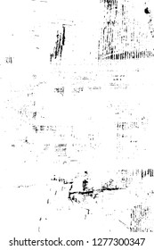Vector grunge overlay texture. Black and white background. Abstract monochrome image includes a faded effect in dark tones