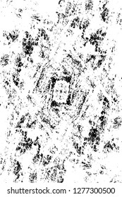 Vector grunge overlay texture. Black and white background. Abstract monochrome image includes a faded effect in dark tones