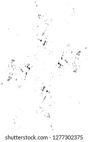 Vector grunge overlay texture. Black and white background. Abstract monochrome image includes a faded effect in dark tones