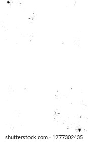 Vector grunge overlay texture. Black and white background. Abstract monochrome image includes a faded effect in dark tones