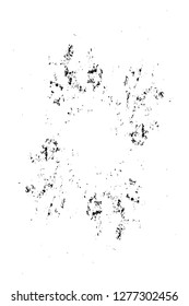Vector grunge overlay texture. Black and white background. Abstract monochrome image includes a faded effect in dark tones