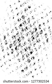 Vector grunge overlay texture. Black and white background. Abstract monochrome image includes a faded effect in dark tones